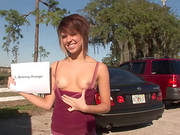 Lewd Amateur Bitch Shows Her Boobs And Butt For The Cam