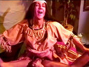 Nasty Shemale In Indian Costume Fucks Boyfriend Anal Hardcore
