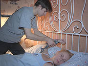 Amateur Russian Blonde Gets Her Cunt Fucked Deep In Cuckold Scene