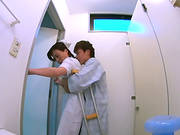 Astounding Japanese Nurse Getting Hammered Doggystyle