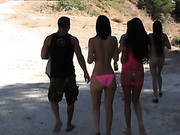 Real Sex Party On The Sunny Beach. Part 5