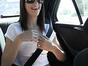 Hot Pick Up Girl Carla Driving Men Crazy