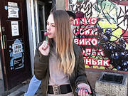 Hot Pick Up Girl Hanna From The Train. Part 2