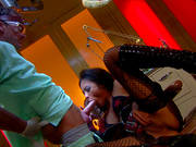 Dirty Kaylani Lei Sucks Dick & Takes Cum In Her Mouth