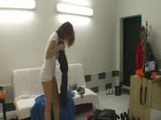 Hot Striptease By Czech Redhead Teen