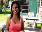 A Latina Milf Is Seduced At Some Yard Sale