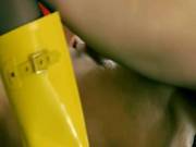 Glamorous Sweaty Pussies Love Strap On