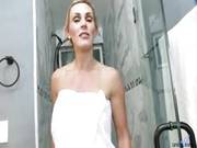 Stunning Blonde Cougar Tanya Tate Masturbates In The Shower