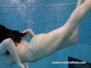 Andrea Shows Nice Body Underwater