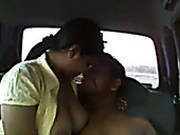 Chubby Indian Gf Fucks Horny Desi On A Back Seat In A Car