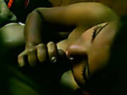 Lewd Indian Girl Polishes Hard Dick Of Her Bf While He Makes An Amateur Sex Video