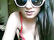 Busty Amateur Girl Gives Head To Her Bf On Webcam