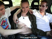 Cute Blonde Chick Gets Fucked Brutally In Hardcore Gangbang