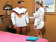 Italian Retro Porn Star Gives Head And Gets Her Hairy Pussy Licked