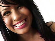 Raven Haired Bosomy Hoe Eva Angelina Gives Nice Blowjob