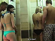 Pissy Drunk Students Have Hot Orgy Fuck Party In Sauna