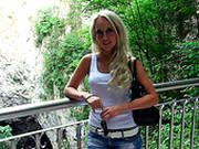 Depraved Hot And Sexy Blondie Gets Undressed At The Park