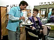 Two Guys Serve Ladies At The Highest Level In The Hairdressing Salon