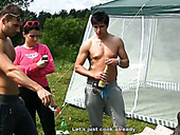Russian College Students Are Screwed Bad At The Picnic Outdoor