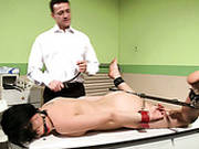 Horny Doctor Teaches His Sex Slave Some Good Manners