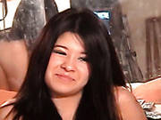 Frisky Brunette Teen Gets Fucked Missionary Style After Masturbating