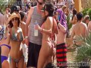 Busty Milf Mom In Sheer Thong Bikini At T 