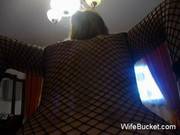 Wife In Fishnets Gets Deep Butt Sex