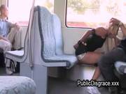 Strapped Brunette Fondled And Gangbang Fu 