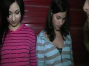 Teen Real College Amateurs Made To Strip
