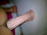 Wife Loving Huge Dildo