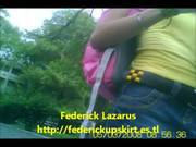 Upskirt Miniskirt And Yellow Panties By 
