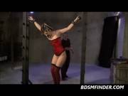 Cuffed Spread And Flogged