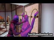 Blonde 3d Cartoon Babe With A Beautiful F 