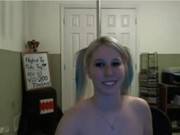 Blonde Girl With Big Tits Fucks Herself O 