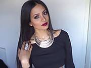Valentines Day Sexy Glam Makeup Outfit