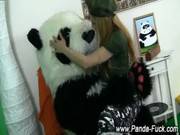 Plush Panda Fetish Amateur Teen