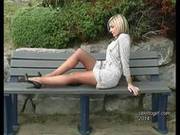 Gorgeous Babe Shows Off Her Long Shapely Legs And Sexy Stilettos