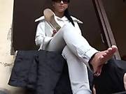 Licking Her Spit From Her Shoe