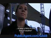 Publicagent I Cum Over Her Tits In An Abandoned Garage