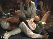 Japanese Femdom Party Group Torment Pretty Submissive Gal With Spanking Sex