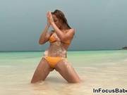Cute Aisha In Bikini Masturbating