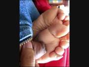Redhead Midget Girl Footjob