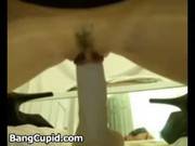 Sexy Brunette Babe Toys Her Pussy And Squirts