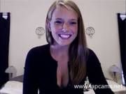 Hot Blonde Masturbates On Webcam