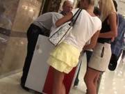 Upskirt Voyeur In The Shopping Centre