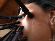 Horny Tart Brooklyn Lee Covers Her Pretty Face In Pegs