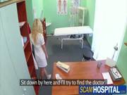 Beautiful New Patient Sexually Seduces By The Pervy Blonde Nurse