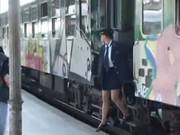 Evilsnake Train Employee Forced To Give Head On Thw Train