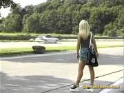 German Girl Sucks Cock In Car Trip