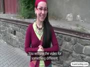 Gorgeous Lulu Gets Banged By The Agent In The Public And Gets Creampied
